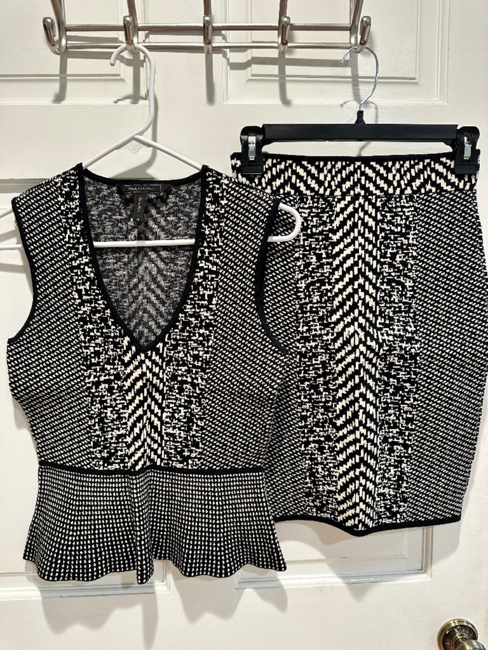BCBGMaxAzria Pavel Knit Skirt and Top Set